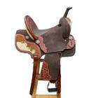 Western Leather Horse Saddle Barrel Racing Wooden Tree Handmade Trail Equestrian