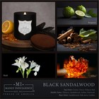 Manly Indulgence Black Sandalwood Scented Candle For 15 Oz 