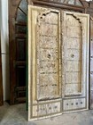 Antique Authentic Carved Rustic Farmhouse Door Exterior Accent Garden Door 83x53