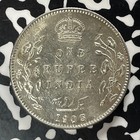 1905 India 1 Rupee Lot jm9394 Silver  High Grade  Beautiful 