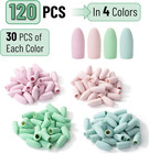 - Pencil Top Erasers  120 Pack  Pastel Colors  Latex-free   No-smudge Cap Pencil