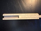 Vintage Frederick Post Co  Slide Rule With Original Leather Case     Engineering