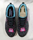 Skechers Women s Summits Quick Getaway Black l-blue Shoes-sz 7 7 5 8 5 Nwb Wide