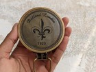 Victorian Bronze Brass Compass   Vintage Nautical Locket Compass   Stylish Sundi
