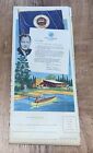 Vintage 1961 Minnesota Official Highway Road Map 