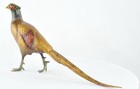Statue Sculpture Pheasant Bird Wildlife Art Deco Style Art Nouveau Style Bronze