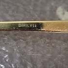 Vintage Dirigold Dirilyte Goldware Empress 5 5 8  Teaspoons Set Of 4