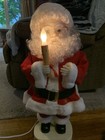 Vtg Christmas Santa s Best Animated Santa Lighted Candle In Box