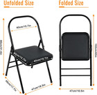 Yoga Auxiliary Chair - Backless  Relieve Neck   Back Pain  Abs   Core Training 
