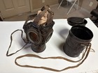 Ww1 German Leather Gas Mask   Canister
