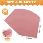 60 Sheet Colored Vellum Paper Pink 8 5  X 11  Printable Vellum Paper