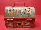 Vintage 1962 Fisher Price Mini Barn Lunchbox No Thermos