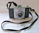 Vintage Kodak Pony 828 Camera In Leather Case  Camera Is Untested