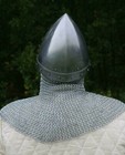 Medieval Knight Nasal Helmet Battle Warrior Helmet With Chain Mail Replica