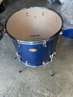 Ludwig Centennial 18 Diameter X 16 Deep Maple Floor Tom Blue Sparkle 