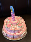 Melissa   Doug Wooden Triple-layer Party Cake
