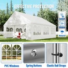 20 X 20 Ft Heavy Duty Party Tent  Outdoor Wedding Gazebo   Event Canopy Shelter