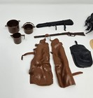 Vtg Louis Marx Johnny West Action Figure Accessories Lot Toy Rifle Saddle Chaps