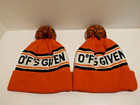 Jagermeister Orange Pom Beanie Hat  0 F s Given  New Without Tags Qty 2