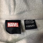 Marvel Venom Hoodie Mens L Grey Graphic Print Hooded Sweatshirt