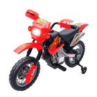 Kids 6v Electric Ride-on Motorcycle With Training Wheels  Battery-powered  Red