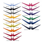 Swoosh Logo 2 25    Embroidered Iron   on Patch Swoosh Multiple-color Swoosh Patches
