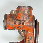 Vtg Antique Miniature Cast Iron Toy  Sales Mini Tot Meat Grinder Red Rare H2