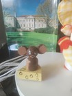 Vintage Nursery Musical Nursery Lamp W  Checked Shade