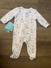 Disney Baby Minnie Mouse Pink Ruffle Zip Footed Sleeper  0-3 Months