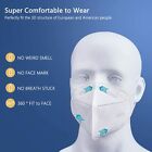 50 100pcs Black Kn95 Face Mask 5 Layer Bfe 95  Disposable Respirator Usa Seller