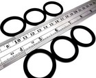 Ring Clip Fastener - 1  Ring - 25mm Ring  Durable Black Polyacetal Free Shipping