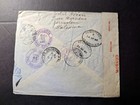1940 Registered Palestine Airmail Cover Jerusalem To Baldwin Li Ny Usa