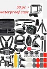 50 Pcs   Dive Case For Gopro Hero 12 11 10 9 Chest Mount Accessory Kit Bundle
