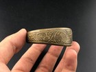  authentic   Vintage Afghani Brass  Tribal Cuff Bracelet  Handcrafted