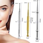 Nuanchu 3 Pieces Facial Reflexology 3 Count  pack Of 1   Gold And Silver