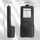 Baofeng Bl-5l 3800mah Battery   Usb-c Port   For Uv-5r Series