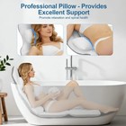 Full Body Bath Pillow For Bathtub  Luxury Thick Tub Pillow For Head Neck Back