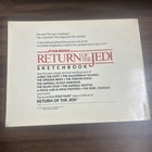 Vtg Star Wars Return Of The Jedi Sketchbook Joe Johnston 1983 First Edition Pb