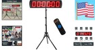Portable 5 Inch High 6 Digits Led Race Clock With Tripod For Running Events     