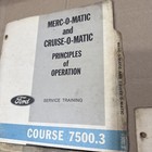 1966 Ford Motor Company Technician Service Training Transmission Courses