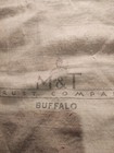 Vtg M   T Canvas Cloth Bank Money Bag Manufacturers Traders Buffalo Ny New York 