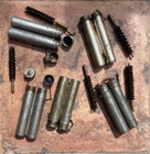 1 Dual Set  Vintage Swedish Mauser Cleaning Kit Tubes For 6 5 X 55 Rifle