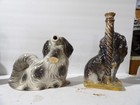 Made In Ital 2 King Charles Spaniel Dog Decanter s