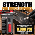 Starbond 2 Oz  Black Epoxy Putty Stick     All Purpose Bpa-free Epoxy Repair Putty