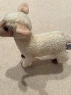 Hansa White Sheep Stuffed Toy 11  Realistic Wool Standing