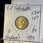 1925 - 1994  El Salvador 2 Centavos To 1 Colon Vg - Bu Condition 9 Coin Lot