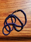 Antique African Trade Beads Navy Blue Glass Padres 