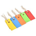 1000 Of 4 3 4  X 2 3 8  Size 5 Colored Inventory Shipping Hang Tags With String