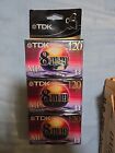 Tdk 8mm 120 Mp Premium Hi8 Camcorder Video Blank Tapes 120mp Sealed 3-pack