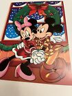 Vtg Disney Mickey Unlimited 16 Christmas Cards W  Envelopes Mickey   Minnie Nwob